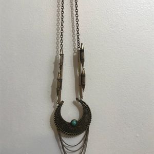 Turquoise long necklace